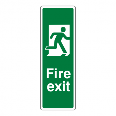 Final Fire Exit Man Right Portrait Sign (Portrait)