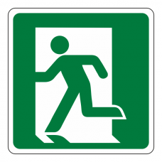 Fire Exit Man Left Sign (logo)