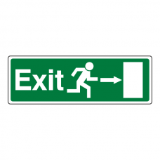 EC Exit Arrow Right Sign