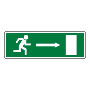 Fire Exit Arrow Right Luminere Sign