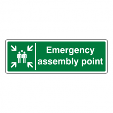 Emergency Assembly Point Sign (Landscape)