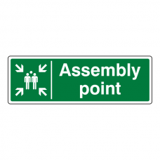 Assembly Point Sign (Landscape)