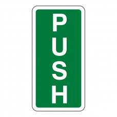 Push Sign (Portrait)