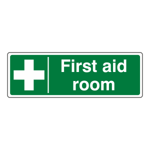 First Aid Room Sign (Landscape)