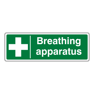 Breathing Apparatus Sign (Landscape)