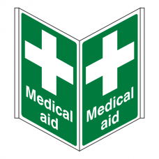 Medical Aid Projecting Sign