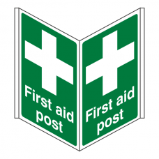 First Aid Post Projecting Sign