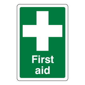 First Aid Sign (Portrait)