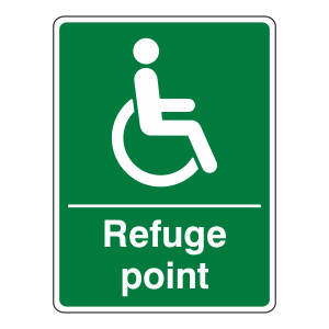 Refuge Point Sign (Portrait)