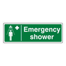 Emergency Shower Sign (Landscape)