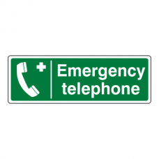 Emergency Telephone Sign (Landscape)