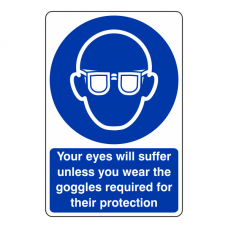 Your Eyes Will Suffer Sign