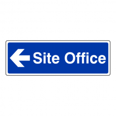 Site Office Arrow Left Sign (Landscape)