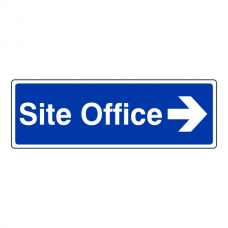 Site Office Arrow Right Sign (Landscape)