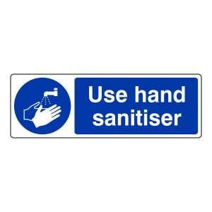 Use Hand Sanitiser Sign (Landscape)
