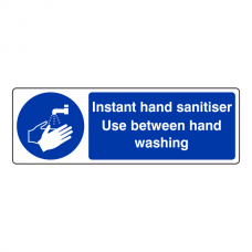 Instant Hand Sanitiser Sign (Landscape)