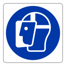 Face Shield Logo Sign