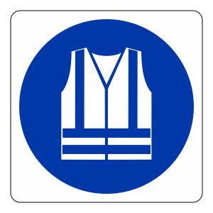 High Visibility Clothing Logo Sign
