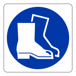 Protective Footwear Logo Sign