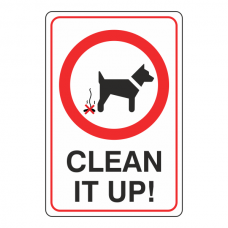 Clean It Up Sign