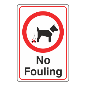 No Fouling Sign