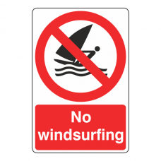 No Windsurfing Sign