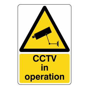 CCTV In Operation Warning Sign