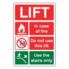 Lift Action Sign