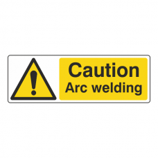 Caution Arc Welding Sign (Landscape)