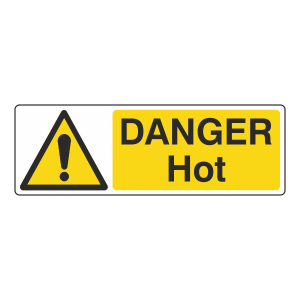 Danger Hot Sign (Landscape)