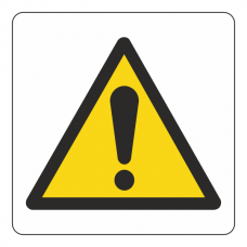 Warning Logo Sign
