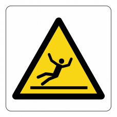 Warning Slippery Surface Logo Sign