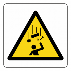 Warning Falling Objects Logo Sign