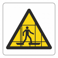 Warning Scaffolding Incomplete Logo Sign