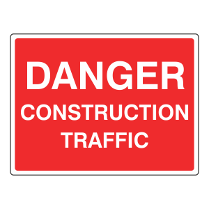 Danger Construction Traffic Sign