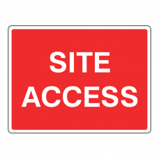 Site Access Sign