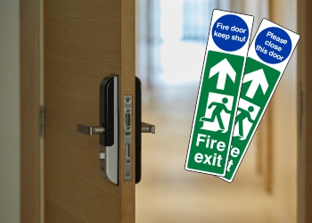 Door Plate Fire Exit Signs